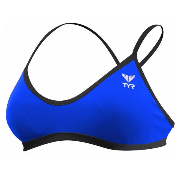 TYR Women's Solid Trinity Bikini Top - 2022 3 TYR Women's Solid Trinity Bikini Top - 2022
