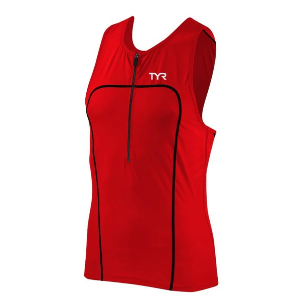 TYR Men's Carbon Tri Tank with Zipper 3 TYR Men's Carbon Tri Tank with Zipper