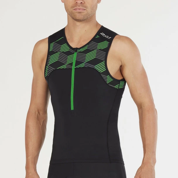 2XU Men's Active Tri Singlet - 2018 3 2XU Men's Active Tri Singlet - 2018