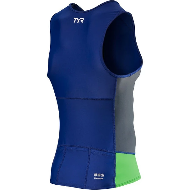 TYR Men's Competitor Tri Singlet - 2023 4 TYR Men's Competitor Tri Singlet - 2023 - Image 2