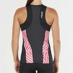 2XU Women's Perform Tri Singlet - 2018 -Women's sports Sales WT4857a BLK RPT 02 10351.1517508314
