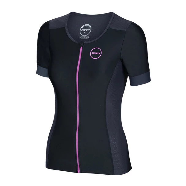 Zone3 Women's Aquaflo Plus Short Sleeve Tri Top - 2021 3 Zone3 Women's Aquaflo Plus Short Sleeve Tri Top - 2021