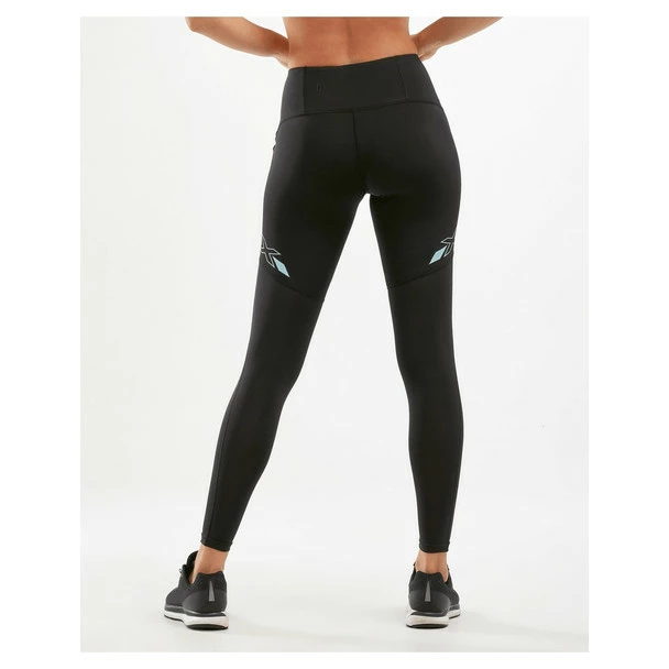 2XU Women's Run Mid-Rise Dash Line Compression Tights - 2020 4 2XU Women's Run Mid-Rise Dash Line Compression Tights - 2020 - Image 2