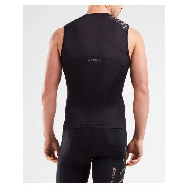 2XU Men's Compression Tri Singlet - 2021 4 2XU Men's Compression Tri Singlet - 2021 - Image 2