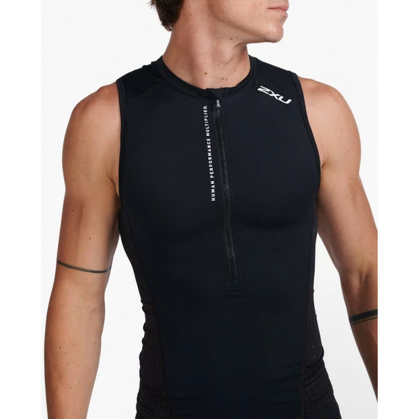 2XU Men's Aero Tri Singlet - 2022 3 2XU Men's Aero Tri Singlet - 2022