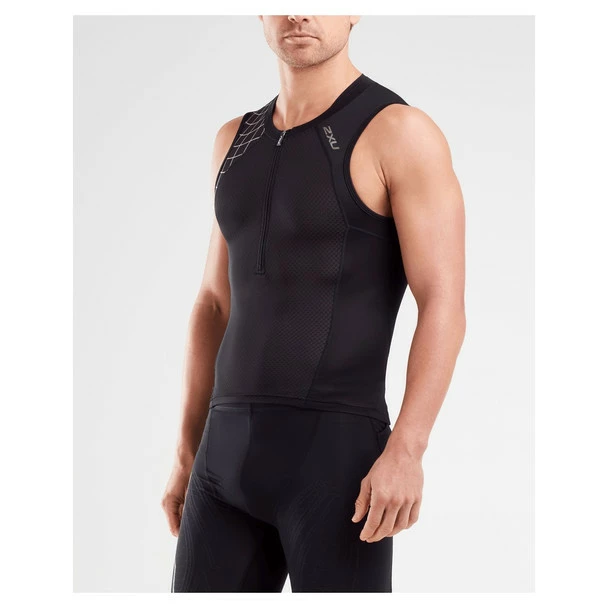 2XU Men's Compression Tri Singlet - 2021 3 2XU Men's Compression Tri Singlet - 2021