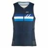 Louis Garneau Men's Relaxed Fit Vent Sleeveless Tri Top - 2022 -Women's sports Sales bluewhite 51003.1645557861