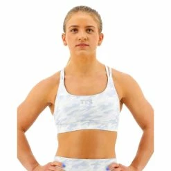 TYR Women's Whiteout Camo Dual Strap Sports Bra - 2023