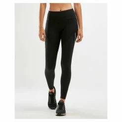 2XU Women's Run Mid-Rise Dash Line Compression Tights - 2020