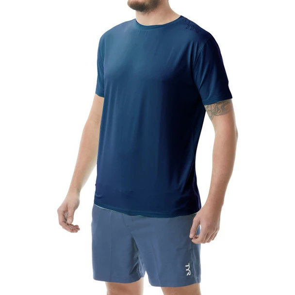 TYR Men's Sun Defense Short Sleeve Shirt - 2023 3 TYR Men's Sun Defense Short Sleeve Shirt - 2023