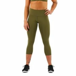 TYR Women's Solid High-Rise 3/4 Legging - 2023