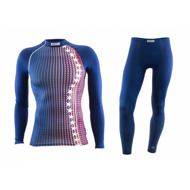 Craft Men's Stars and Stripes Active Extreme Baselayer Set - 2018 3 Craft Men's Stars and Stripes Active Extreme Baselayer Set - 2018