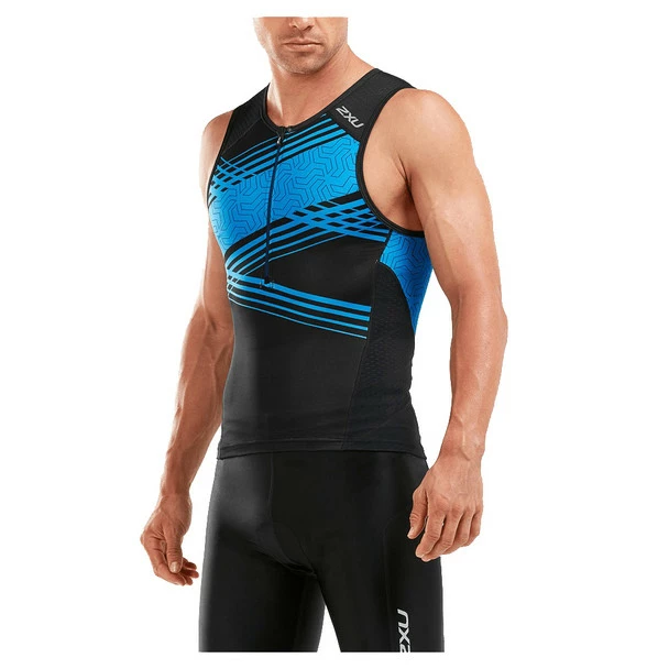 2XU Men's Perform Tri Singlet - 2019 4 2XU Men's Perform Tri Singlet - 2019 - Image 2